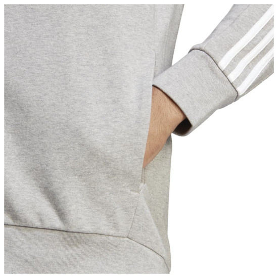 Adidas Ανδρική ζακέτα Essentials French terry 3-Stripes Full-Zip Hoodie